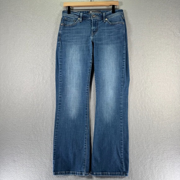 Levis 529 Curvy Bootcut Jeans Womens 8 Blue Lightwash Denim Classic Comfort Y2K - Picture 1 of 16